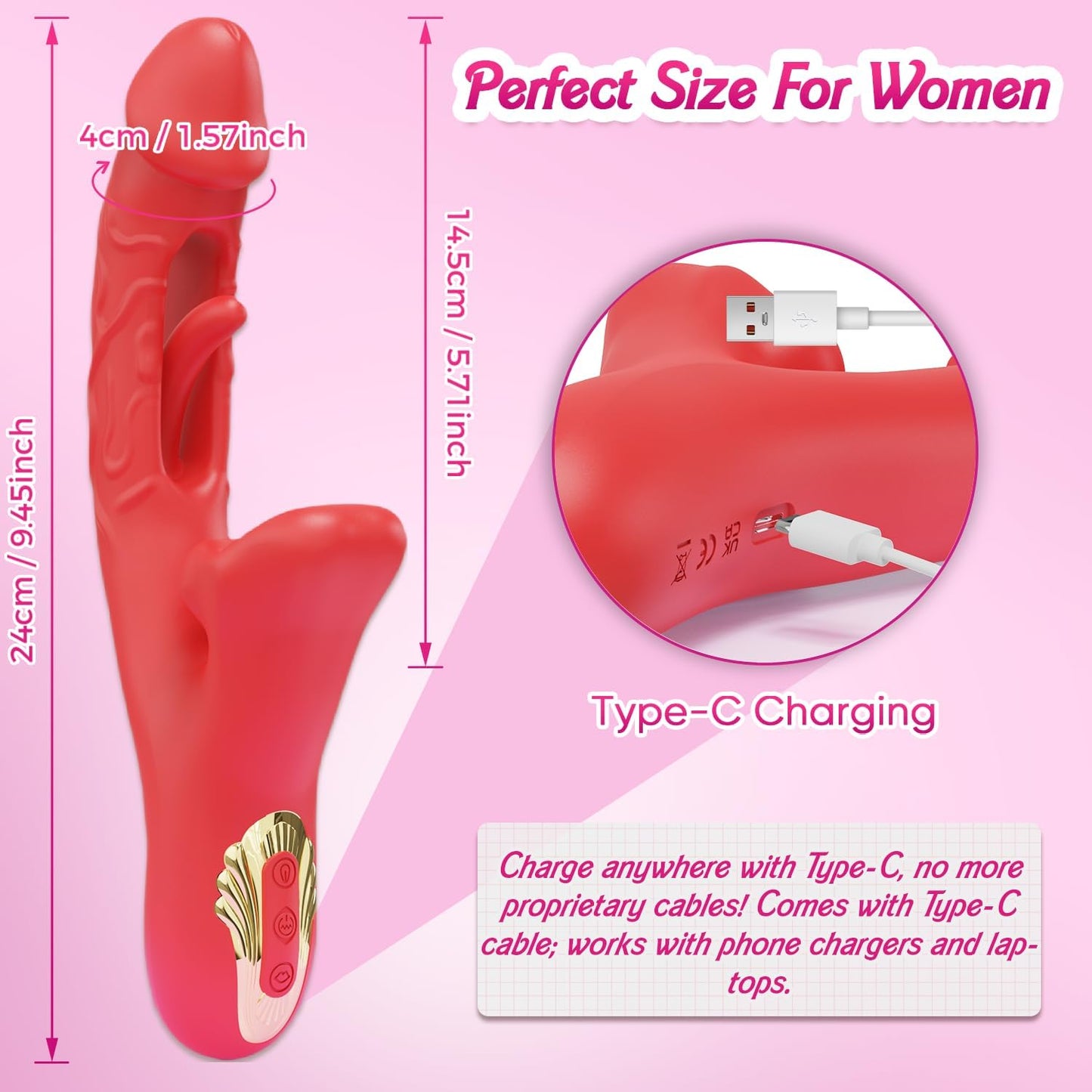 Miniyou™💥New on sale 2025 💞 7 vibrations and 5 swing modes - G-spot vibrator