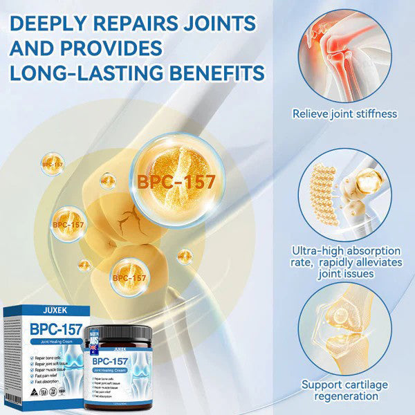 Juxek⢠BPC-157 Joint Healing Cream đŚ´Treats Arthritis, Neuropathy, Rheumatism, Sports Injuries & Moređ