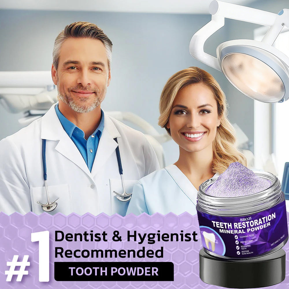 🎁BBOJI™ Limited-Time Offer🎁 - Don't miss out! Tooth Repair Mineral Powder (Treats periodontitis and oral ulcers, prevents tooth loss, and repairs gum recession)