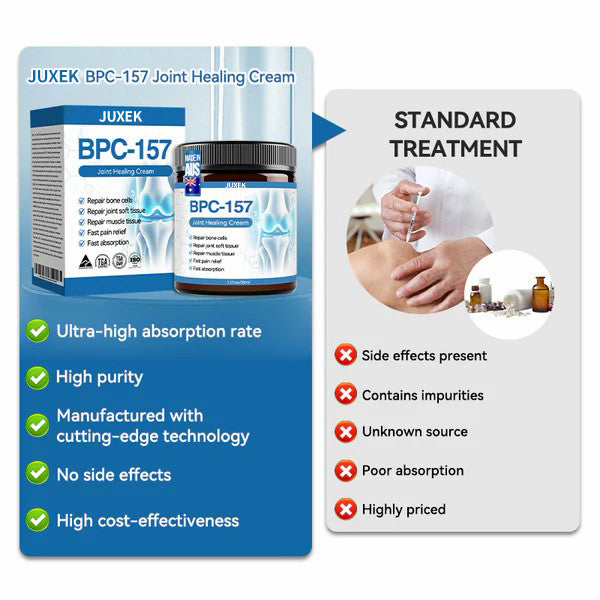 Juxek⢠BPC-157 Joint Healing Cream đŚ´Treats Arthritis, Neuropathy, Rheumatism, Sports Injuries & Moređ