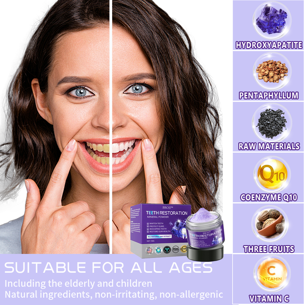 BBOJI™ TeethRestoration Mineral Powder💋(ADA recommended)-$