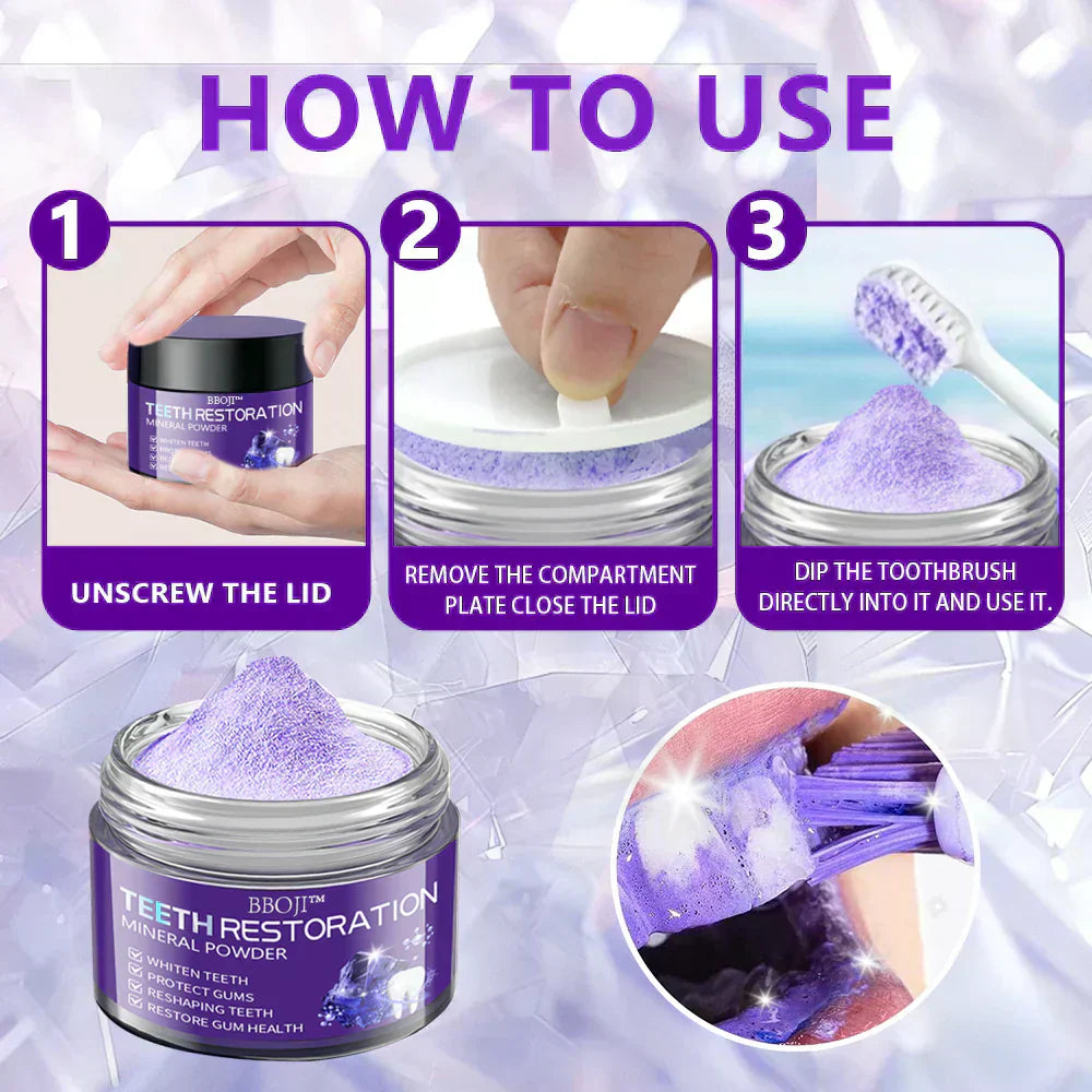 BBOJI™ TeethRestoration Mineral Powder💋(ADA recommended)-$