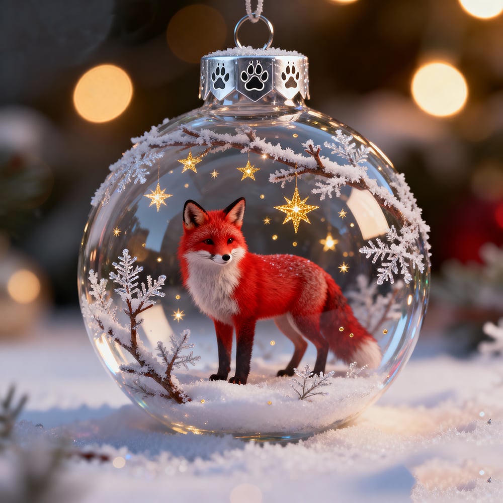 🔥LAST DAY 50% OFF-🐂2026 Wildlife Wonders Collection Crystal Glass Ornament