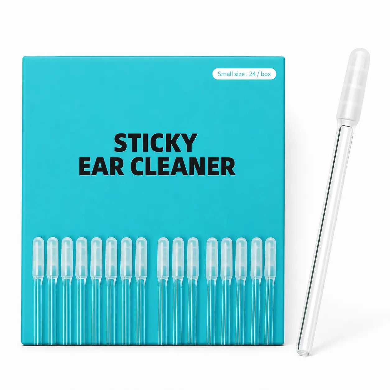 🏆Flash Sale⚡ Reusable Sticky Ear Cleaning Stick, Soft Adhesive Tip for Dry Earwax, Portable Ear Cleaner & Ear Hygiene Tool