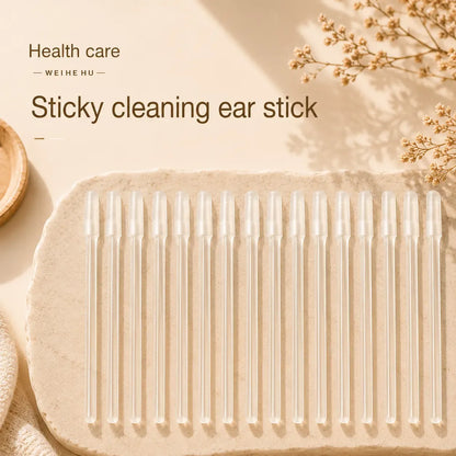 🏆Flash Sale⚡ Reusable Sticky Ear Cleaning Stick, Soft Adhesive Tip for Dry Earwax, Portable Ear Cleaner & Ear Hygiene Tool