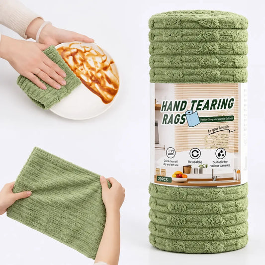 ✨Multipurpose Reusable Tear-Off Cleaning Cloth Roll