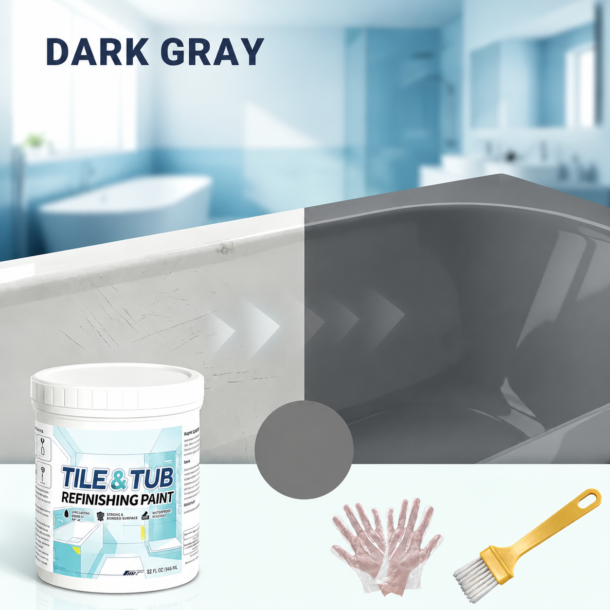 🔥Hot Sale - 49% OFF🔥Premium Tile & Tub Refinishing Paint Kit