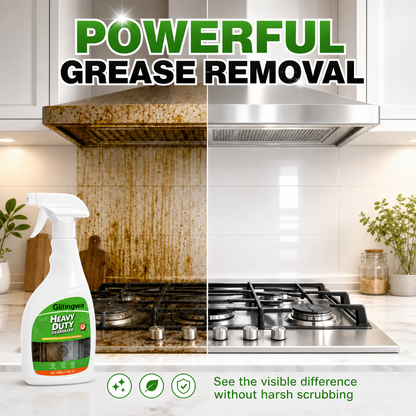 Glitingwa Heavy Duty Kitchen Degreaser Spray | Cuts Grease on Stoves, Range Hoods & Grills