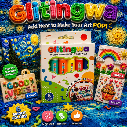 🎁🔮Magic Pen – Draw 3D with one stroke!🎄 DIY Bubble Popcorn Drawing Pens
