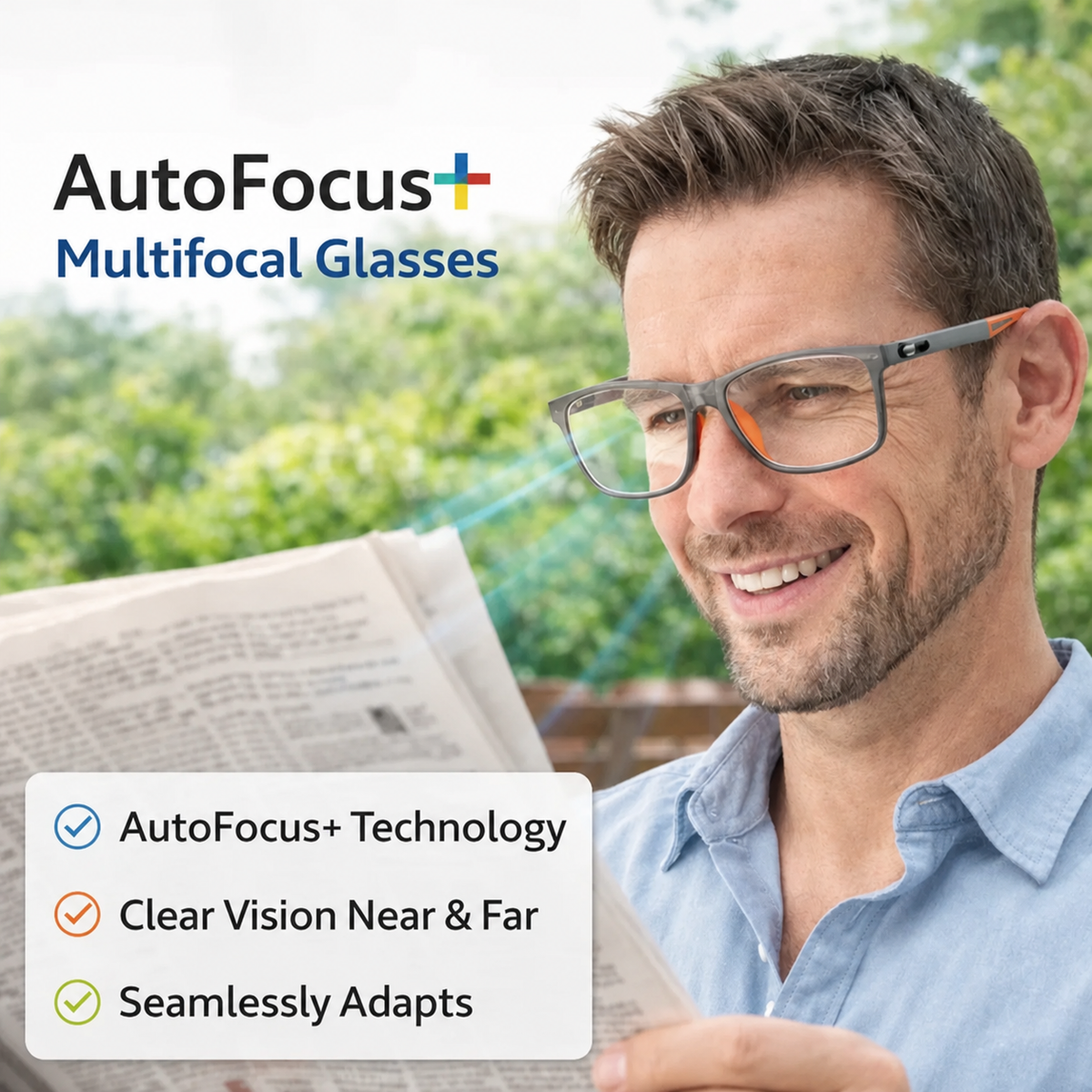 🏆Multifocal Glasses | Smart Adaptive Technology
