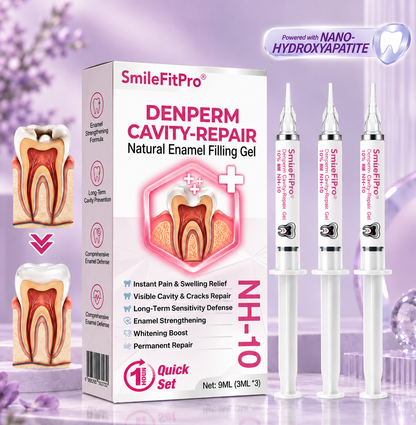 SmileFitPro® 🏆DenPerm Cavity-Repair Natural Enamel Filling Gel