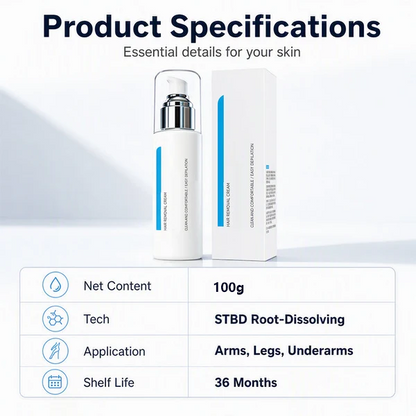 🎉50% Off! ✨Cooling Feel Hair Removal Cream for Sensitive Skin