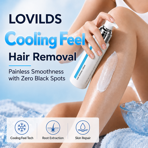 🎉50% Off! ✨Cooling Feel Hair Removal Cream for Sensitive Skin