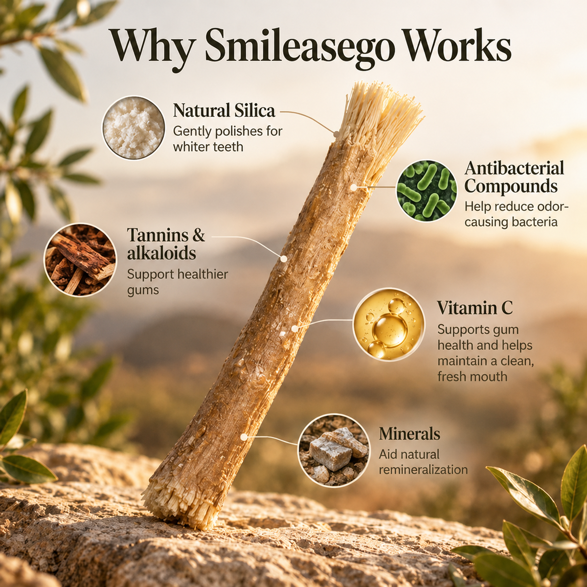 Smileasego - Nature's Original Toothbrush
