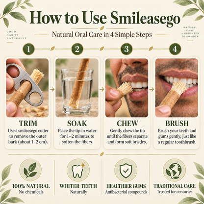 Smileasego - Nature's Original Toothbrush