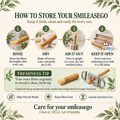 Smileasego - Nature's Original Toothbrush
