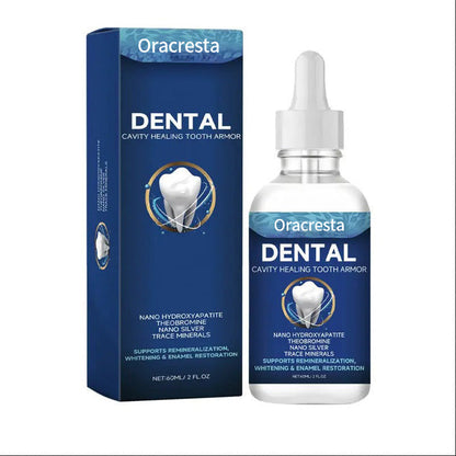 Oracresta Fluoride-Free Hydroxyapatite Tooth Armor Drops & Enamel Repair, Whitening