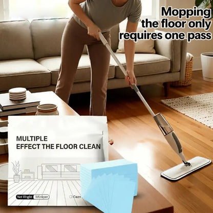 100 Piece Floor Cleaning Tablets Multi-Surface Cleaner for Hardwood Laminate Tile & RV Walls Antibacterial Deodorization Maintenance