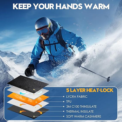 🔥Windproof Touchscreen Winter Gloves