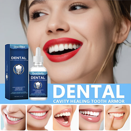 Oracresta Fluoride-Free Hydroxyapatite Tooth Armor Drops & Enamel Repair, Whitening