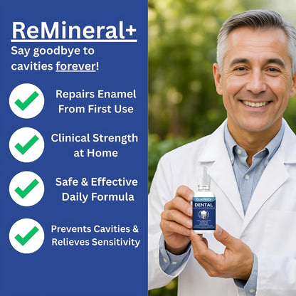 Oracresta Fluoride-Free Hydroxyapatite Tooth Armor Drops & Enamel Repair, Whitening