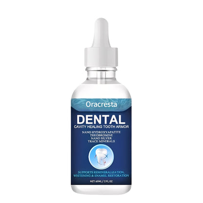 Oracresta Fluoride-Free Hydroxyapatite Tooth Armor Drops & Enamel Repair, Whitening