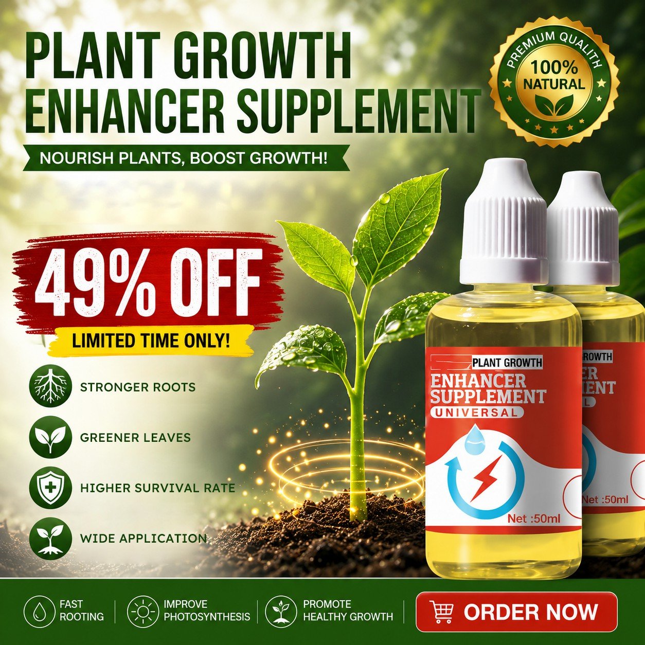 💥 Plant Growth Enhancer Supplement
