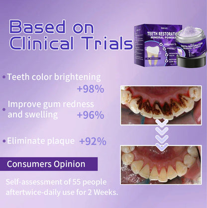 🎁BBOJI™ Limited-Time Offer🎁 - Don't miss out! Tooth Repair Mineral Powder (Treats periodontitis and oral ulcers, prevents tooth loss, and repairs gum recession)