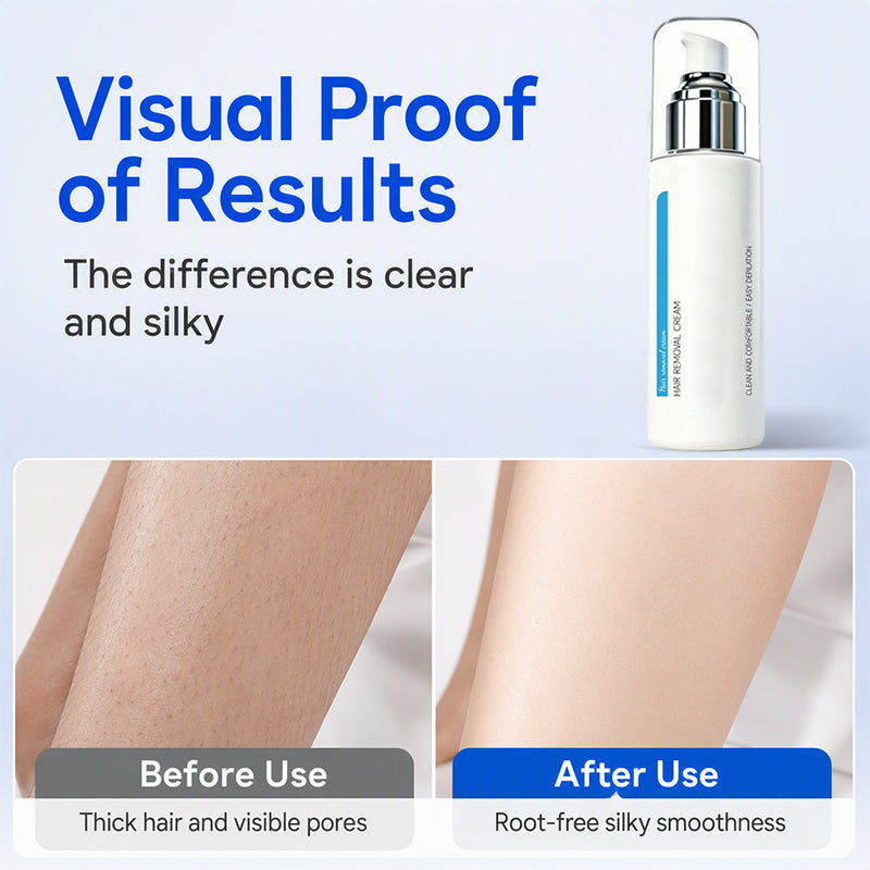 🎉50% Off! ✨Cooling Feel Hair Removal Cream for Sensitive Skin