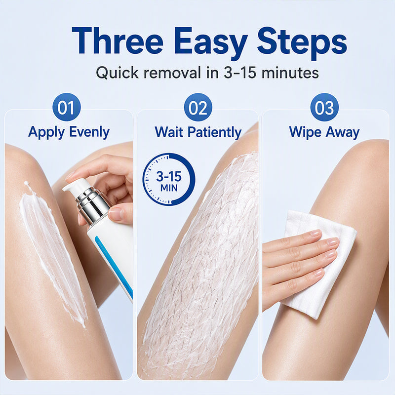 🎉50% Off! ✨Cooling Feel Hair Removal Cream for Sensitive Skin