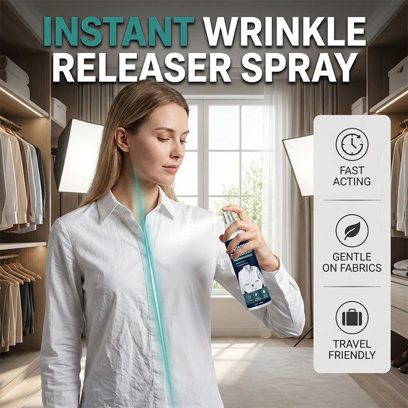 ✨Last Day 49 % OFF👔 Instant wrinkle release – no iron, travel-ready, static-free & fresh